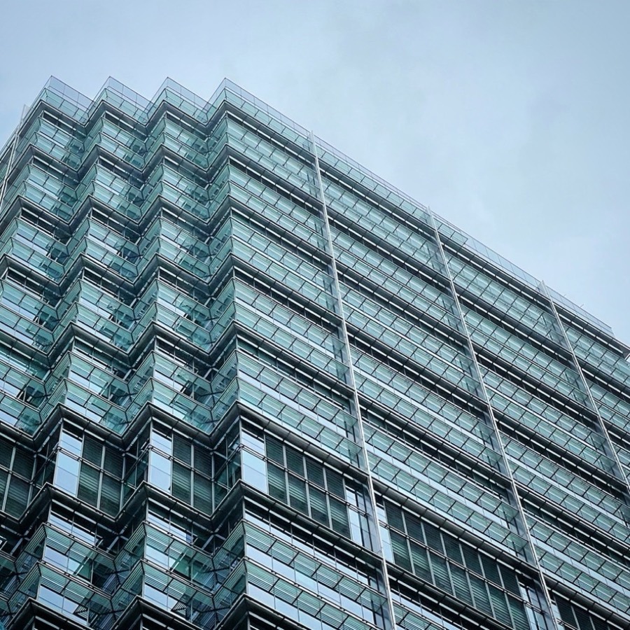 An office tower. The Chamber uses this image to mark its corporate membership.